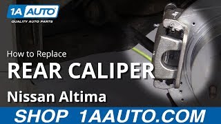 How to Replace Rear Caliper 06-12 Nissan Altima