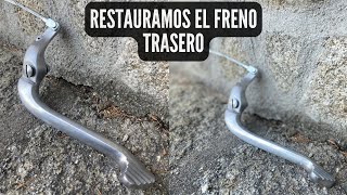 Capítulo 7.✅¡Increíble cambio! Restaurando Palanca de Freno Trasero. Proyecto Montesa COTA 348.