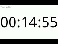 14 hour countup timer