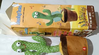 Dansing cactus toys, unboxing & review & testing toys, funny toys #viral #video #toys #like #share