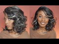 $18 Curls! Sensationnel Synthetic Hair Dashly Salt N Pepper HD Lace Front Wig - SP LACE UNIT 6