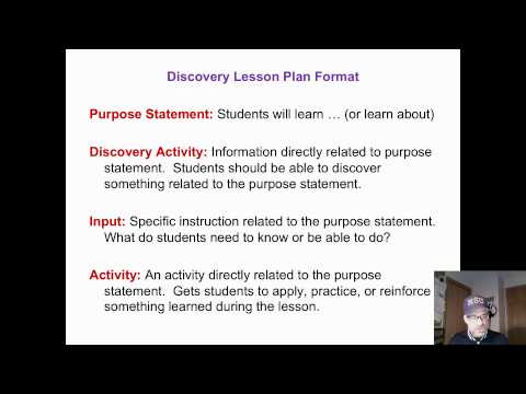 Discovery Learning Lesson Plan Youtube