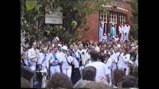 Padstow May Day 1989 outside The Institute