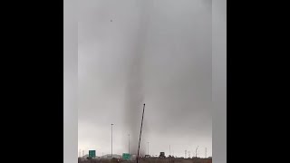 Possible landspout tornado formed in Albuquerque