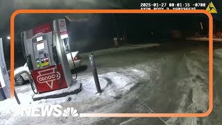 Body Camera: Officer, suspect shoot at each other near Colorado gas station