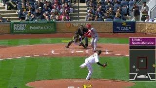 STL@PIT: Liriano strikes out 10 in season debut