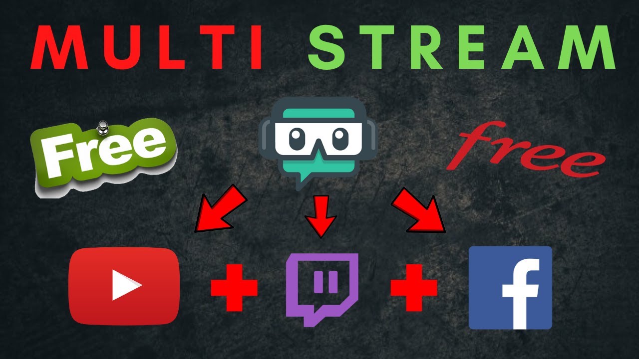 How To Do FREE Multi Stream ON YOUTUBE + FACEBOOK + TWITCH - YouTube