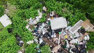 Massive illegal dumping site in Kensington leaves residents fed up