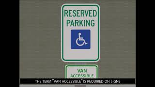 ADA Parking Signage