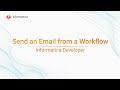 Send an Email from a Workflow in the Developer Tool