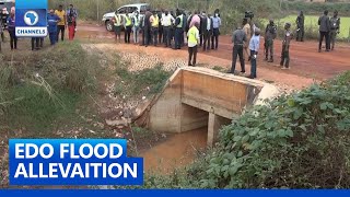 Edo Flood: Governor Obaseki Inspects Ogiso, And Urora Sites