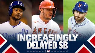 Increasingly delayed steals in MLB history! (Ft. Trout, Dyson, Rajai AND MORE) 🏃♂️🚦 MLB Highlights