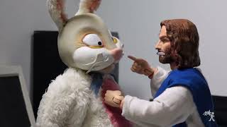 Robot Chicken | Jesus Vs. Easter Bunny