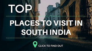 Top 5 Tourism Place In South India...!! Tourism of India...!!