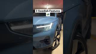 3 Swedish Features from the 2023 Volvo C40 Recharge 🇸🇪