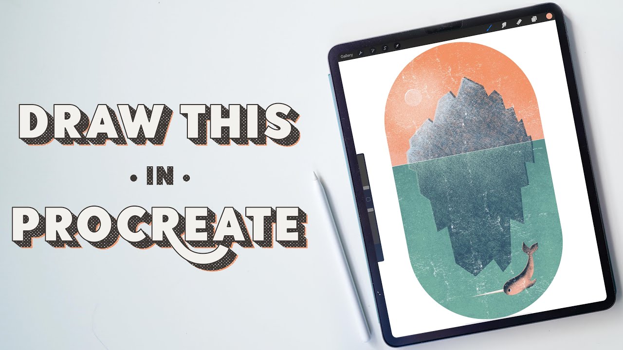 Draw With A Retro Print Effect In Procreate Step By Step Tutorial