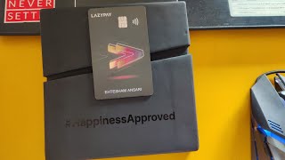 LazyCard Unboxing | LAZYPAY Credit Card