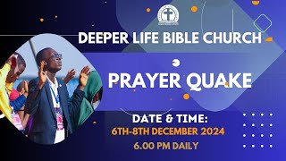 The Prayer Quake || Special Program by The State Overseer || 6th December, 2024