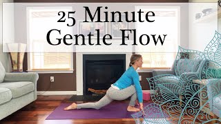 25 MINUTE GENTLE FLOW YOGA - full body sequence for all Levels, Beginners and Seniors
