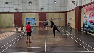 Bajpai-Pradduman vs Nigam-Tiwari badminton doubles