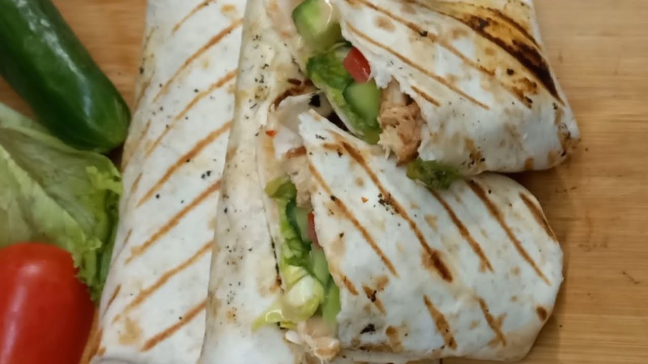 Chicken Tortilla Wrap/Quick And Easy Tortilla Wrap Recipe By Food World ...