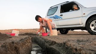 寶貝日記(沙灘挖沙子/做水壩/挖大水溝)MVI 0855