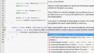 Java GUI Tutorial 9 Beeper program