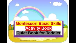 Toddler busy book | printable quiet book