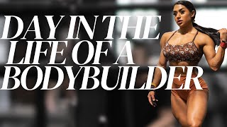 realistic day in my life of a female bodybuilder prepping for competition