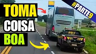 Mereceu! MOTORISTAS IMPRUDENTES Se DANDO MAL Pt.9 De CARA com a PRF #direcaodefensiva #prf #dashcam