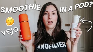 Smoothie in a Pod? | Vejo Blender Review & Unboxing (portable, pod-based blender)