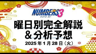 先週は予想ポイント的中！【ナンバーズ3予想】2025年1月28日（火）