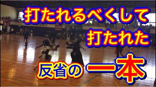 82 剣道　試合　白が次男　決着の時！勝負は一瞬。迷いが勝敗に繋がる！