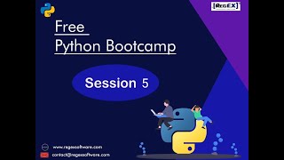 Python Tutorial for Beginners - Session 5: Live Training Basics to Advance | Python Tutorials
