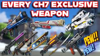 Ranking EVERY CHAPTER 7 EXCLUSIVE WEAPON In FORTNITE From WORST To BEST