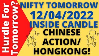 NIFTY PREDICTION & NIFTY ANALYSIS FOR 12 APRIL I CHINESE INFLATION I OPTION CHAIN ANALYSIS I TCS Q4
