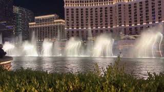 Bellagio Fountains Bad Romance Lady Gaga 03/24/2023