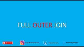 SQL FULL OUTER JOIN | TAMIL | DEVELOPER