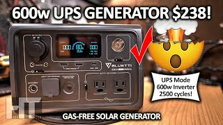 Bluetti EB3A UPS LiFePO4 600w Solar Generator Power Station Review