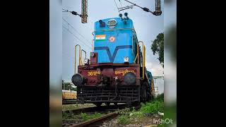 NEWLY PAINTED LIGHT BLUE AND DARK BLUE BAND LIVERLY WIDE DIESEL SHUNTER = WDS6 36188