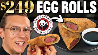 $249 Wagyu Beef Panda Express Egg Roll Taste Test