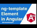 Angular | ng-template  in Angular | How to use
