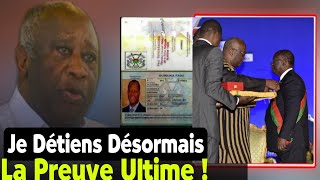 COUP FATAL : ALASSANE Ouattara se Fait DÉMOLI en MONDOVISION par Laurent GBAGBO sur sa NATIONALITÉ