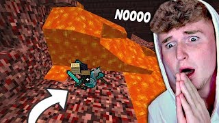 Infinite Lists Goes To The NETHER In Minecraft.. (Part 8)