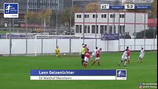 B-Junioren: 5:3 Leon Gelzenlichter SV Waldhof Mannheim