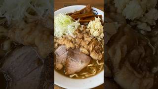 麺と飯ソウハチヤ【中華そばスタイル】豚ラーメンヤサイ抜きメンマ白ねぎ #二郎系 #沖縄ラーメン