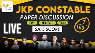 JKP CONSTABLE (TELE) PAPER ANALYSIS  || SAFE SCORE || DIFFICULTY LEVEL