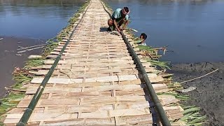 Bamboo Bridge 150 M Long Tamulpur to goreswar road bridge