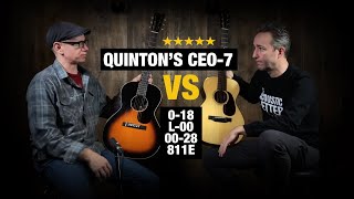 Quinton’s CEO-7 vs similar Small Body Acoustic Guitars