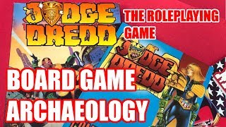 Judge Dredd The Roleplaying Game: Board Game Archaeology